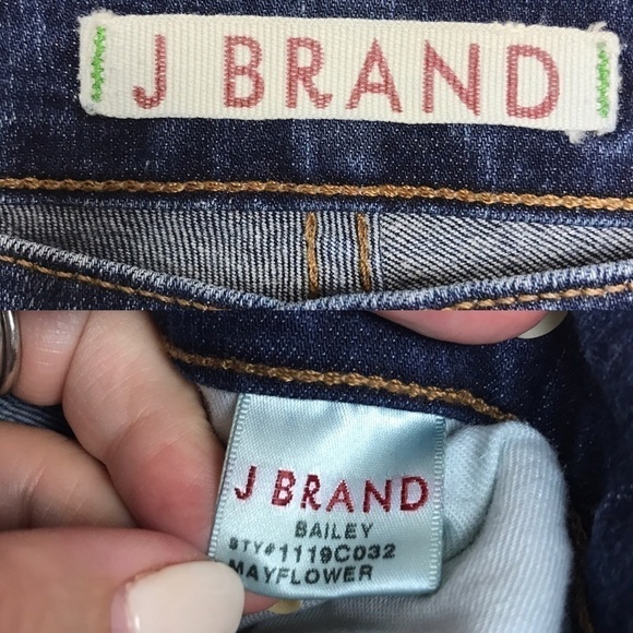 J Brand Bailey Cutoff Denim Shorts Size 25 - Picture 8 of 8